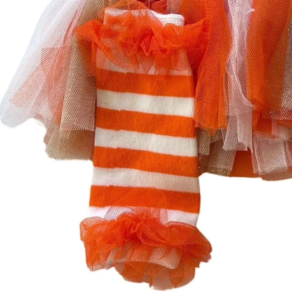 Baby Essentials Baby Girls Hello Pumpkin Bodysuit Set Size 6 Months NWT